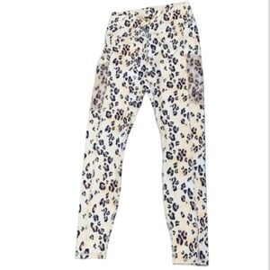 Fabletics Mila Leggings NEW high waisted mesh pocket sides upf 50+ leopard